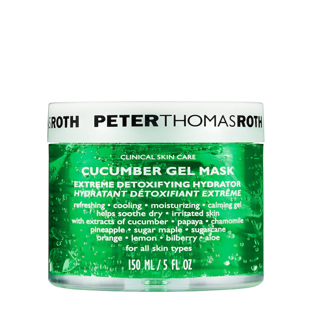 Peter Thomas Roth Cucumber Gel Mask Extreme De-Tox Hydrator 150ml - Гелева маска для обличчя для інтенсивного детоксу та зволоження з екстрактом огірка Peter Thomas Roth Cucumber Gel Mask Extreme De-Tox Hydrator 150ml - Гелева маска для обличчя для інтенсивного детоксу та зволоження з екстрактом огірка